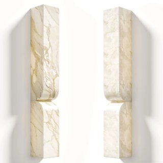 3D модель Cordoba 600 Bronze Vein Alabaster Wall Light для категории Освещение / Бра - превью