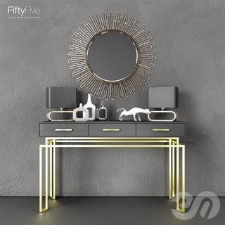 3D модель Консоль от Итальянской фабрики "Tosconova" для категории Мебель / Консоли тумбочки - превью