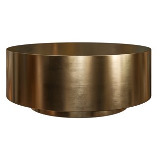 3D модель Ibiza Brushed Brass Coffe Table by Modshop для категории Мебель / Журнальные столики - превью