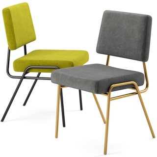 3D модель Wire Frame Upholstered Dining Chair для категории Мебель / Стулья - превью
