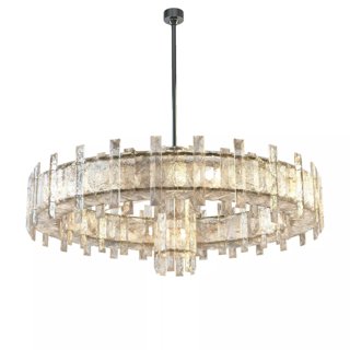 3D модель Modern Crystal Ring Chandelier для категории Освещение / Подвесные светильники - превью