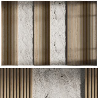 3D модель 3d Wall Panel 1 Headboard для категории Декор / 3D панель - превью