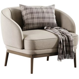 3D модель Ruth Armchair для категории Мебель / Кресла - превью