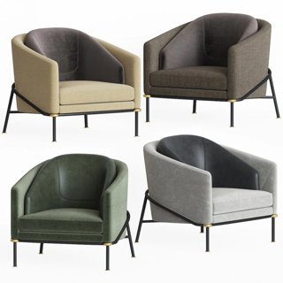 3D модель Filnoir Armchair для категории Мебель / Кресла - превью