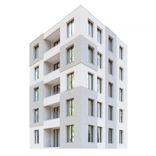 3D модель Modern Building 03 для категории Экстерьер / Здание - превью