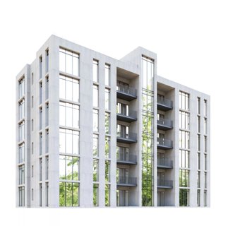 3D модель Modern Building для категории Экстерьер / Здание - превью