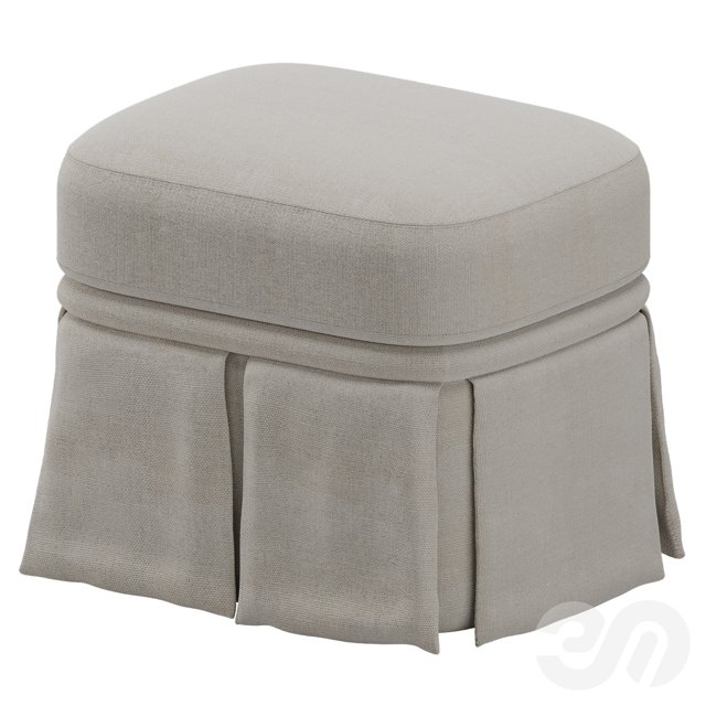 3D модель Nora Ottoman Small by Rachel Donath для категории Мебель / Другая мягкая мебель - превью