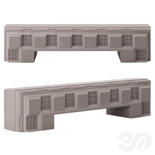 3D модель 90210 Bench by Nynke Koster для категории Мебель / Другое - превью