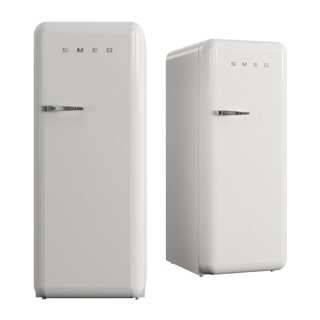 3D модель SMEG 24" Retro-style Fridge, White для категории Кухня / Техника - превью