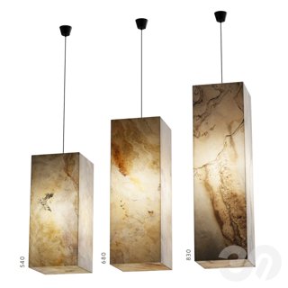 3D модель Stone light Luminaire SERAFIM для категории Освещение / Подвесные светильники - превью