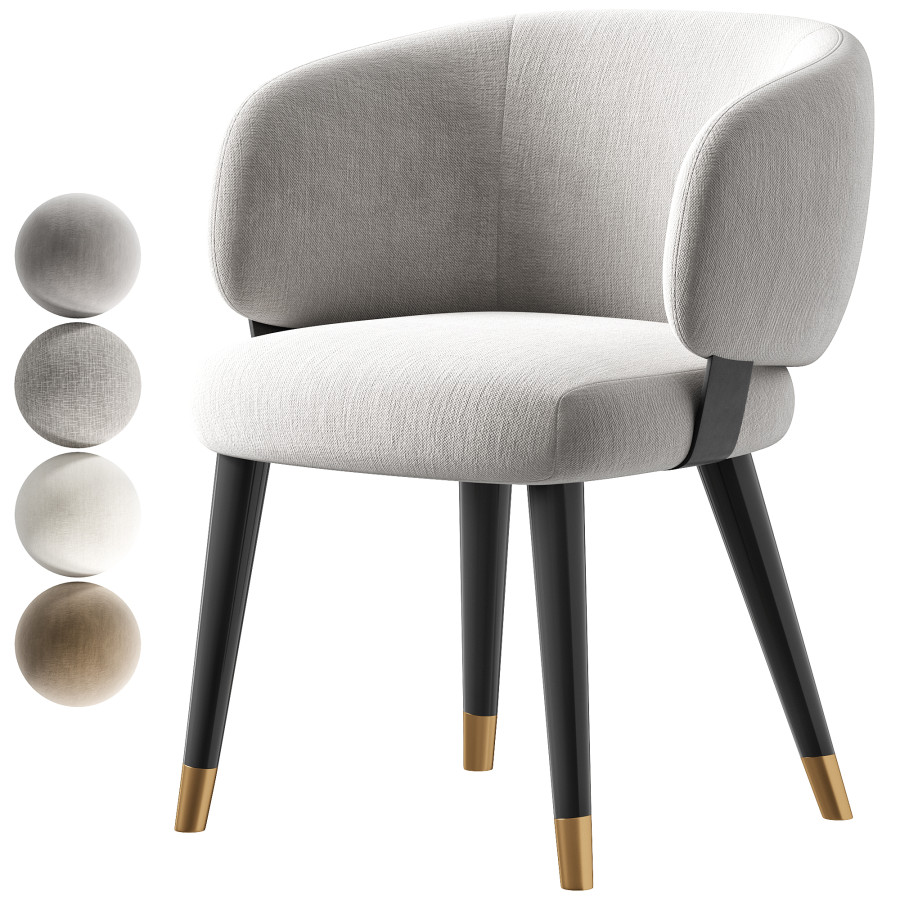 3D модель Charlotte Armchair by Rugiano для категории Мебель / Стулья - превью