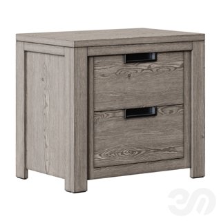3D модель Devina Nais - QUADRA Bedside для категории Мебель / Тумбы, комоды - превью