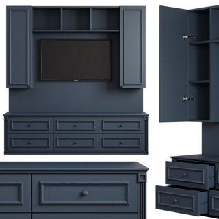 3D модель Classic Tv Wall для категории Мебель / ТВ стенка - превью