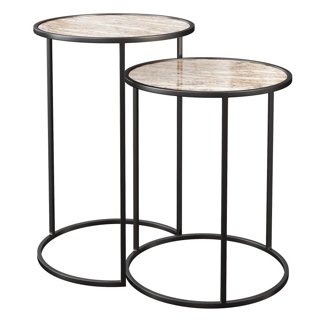 3D модель Black Iron Marble Table для категории Мебель / Журнальные столики - превью