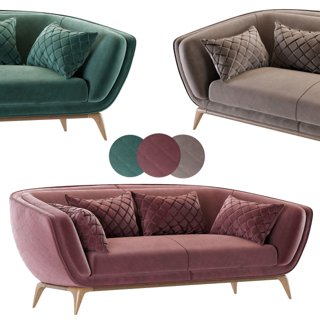 3D модель Monemtum sofa для категории Мебель / Диваны - превью