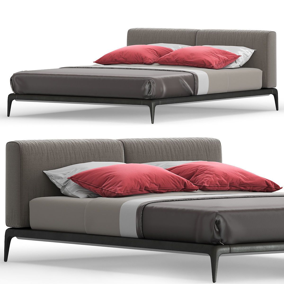 3D модель Bed Poliform KH для категории Мебель / Кровати - превью