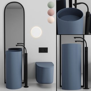 3D модель Bathroom Furniture Set hh для категории Санузел / Мебель санузла - превью
