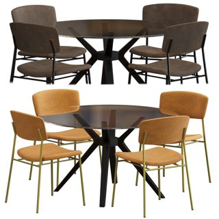 3D модель Calligaris Fifties Chair для категории Мебель / Стулья - превью