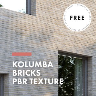 3D модель Kolumba Brick 4k для категории Материалы / Кирпич - превью