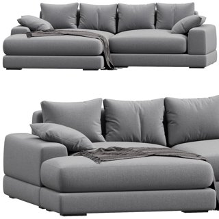 3D модель Lonsdale Chaise Sectional sofa для категории Мебель / Диваны - превью