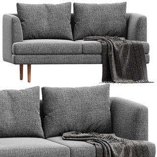 3D модель Miller Upholstered 2 seater для категории Мебель / Диваны - превью