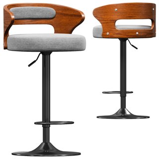 3D модель Levede 1x Bar Stools Kitchen Gas Lift для категории Мебель / Стулья - превью
