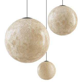 3D модель Planet Pendants Ensemble для категории Освещение / Подвесные светильники - превью