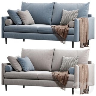 3D модель Sofa Slipson from Divan ru Slipson sofa для категории Мебель / Диваны - превью