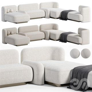 3D модель Pop Sofa Delcourt Collection для категории Мебель / Диваны - превью