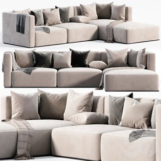 3D модель Shangai sofa by poliform для категории Мебель / Диваны - превью