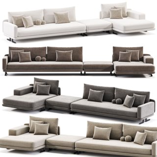 3D модель Poliform Mondrian Sofa для категории Мебель / Диваны - превью