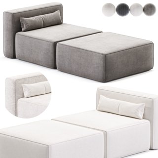 3D модель Mix Modular Chaise для категории Мебель / Диваны - превью