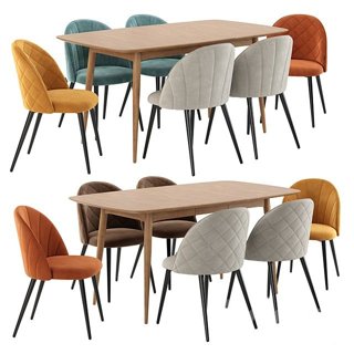 3D модель Deephouse Dining Chair Paris для категории Мебель / Стулья - превью