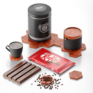 3D модель Coffee Decorative Set Wacaco для категории Кухня / Еда и напитки - превью