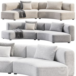 3D модель COSY CURVE Sofa для категории Мебель / Диваны - превью