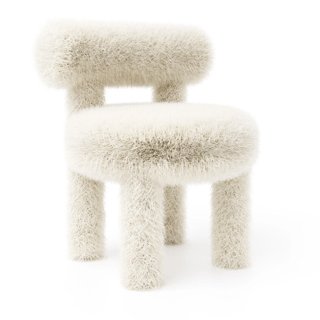 3D модель Noom Chair Gropius Cs1 Fluffy Edition для категории Мебель / Стулья - превью