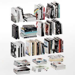 3D модель Books collect для категории Декор / Декоративные наборы - превью