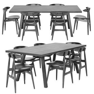 3D модель Dining set 44 для категории Мебель / Столы - превью