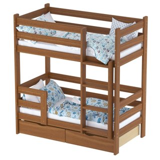 3D модель Bunk bed v2 для категории Детская / Кровати - превью