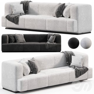 3D модель QUILTON COMBINATION Modular seater sofa для категории Мебель / Диваны - превью