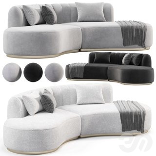 3D модель Sherman sofa для категории Мебель / Диваны - превью