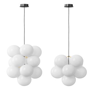 3D модель Small Frosted Bubble Pendant Light для категории Освещение / Подвесные светильники - превью