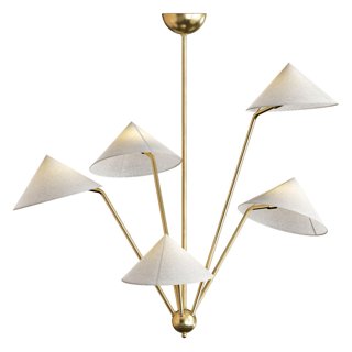 3D модель Japanese Multi-heads Pendant Lamp для категории Освещение / Подвесные светильники - превью