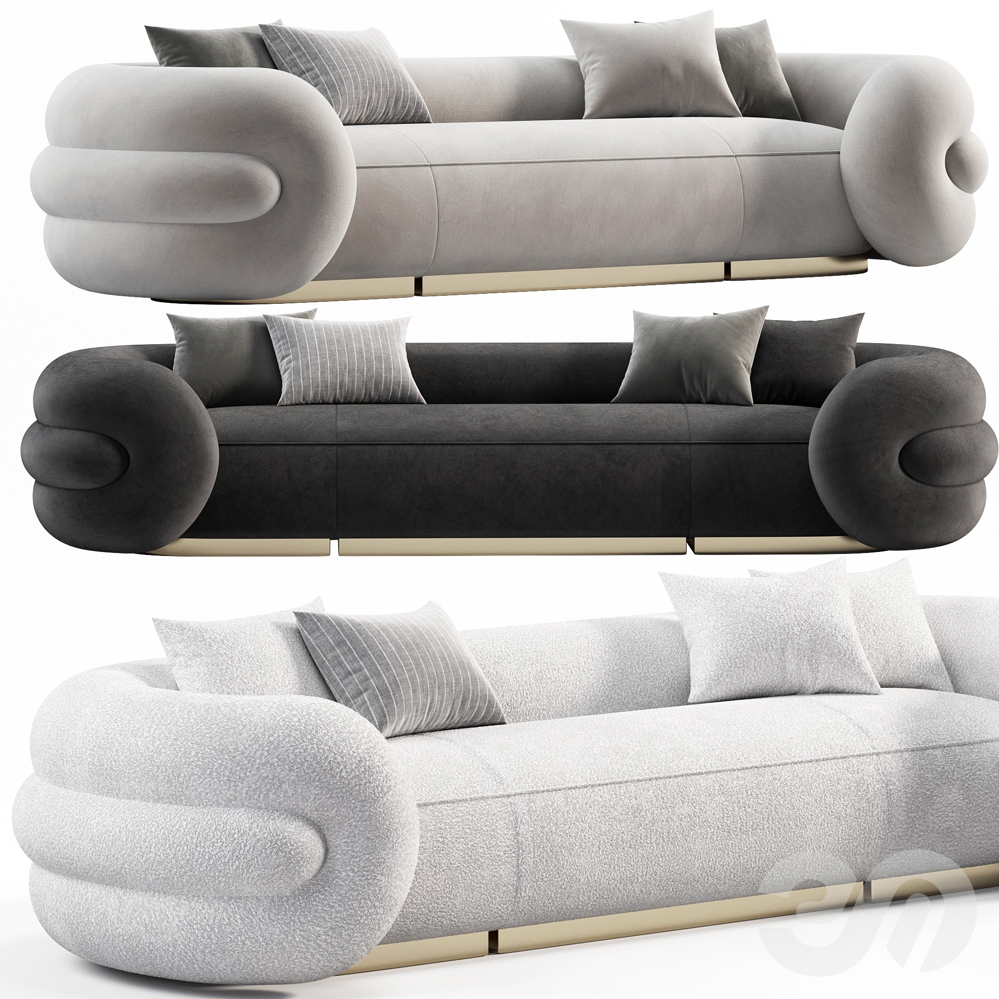 3D модель GOMMOSA Sofa для категории Мебель / Диваны - превью