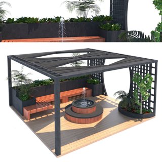 3D модель Roof garden для категории Экстерьер / Разное - превью