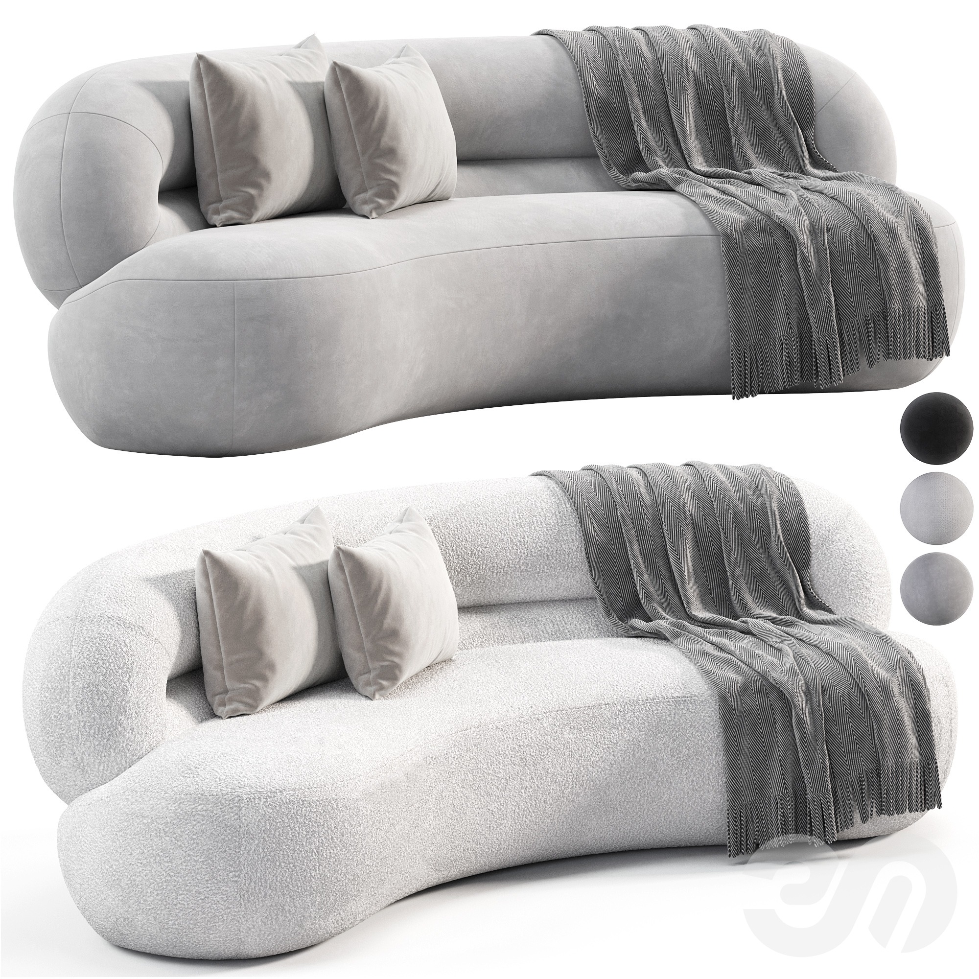 3D модель Zelda sofa для категории Мебель / Диваны - превью