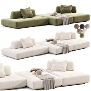 3D модель Boca Tommy Sofa для категории Мебель / Диваны - превью