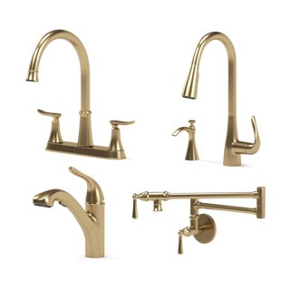 3D модель MOEN kitchen faucets для категории Кухня / Смеситель - превью