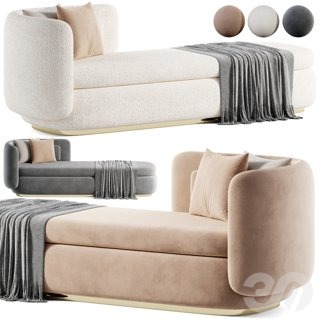 3D модель Shezlong glem Sofa для категории Мебель / Диваны - превью