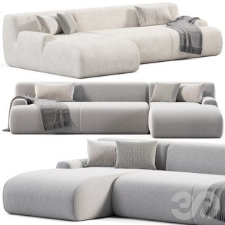 3D модель Meridiani Norton sofa для категории Мебель / Диваны - превью